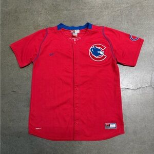 Nike Red and Blue Kids Jersey